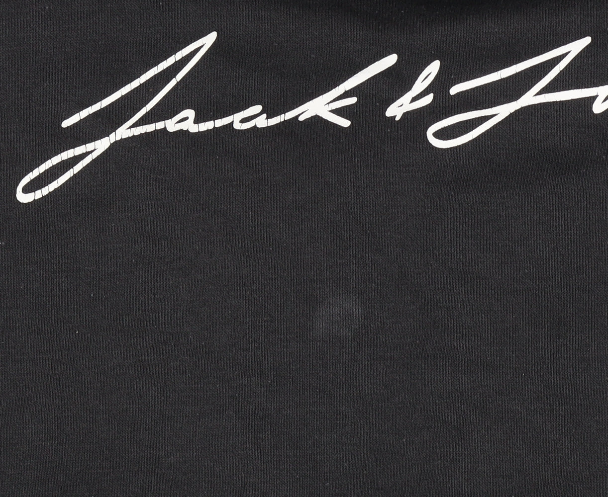Mens UK S Regular JACK & JONES Black Pullover Sweatshirt