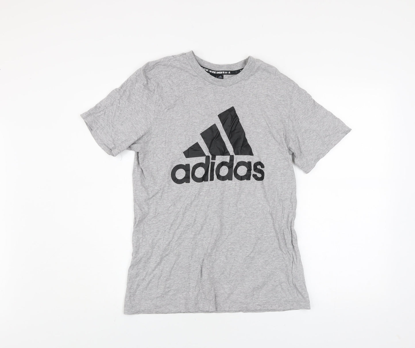 Mens UK Size M adidas Grey  Cotton T-Shirt