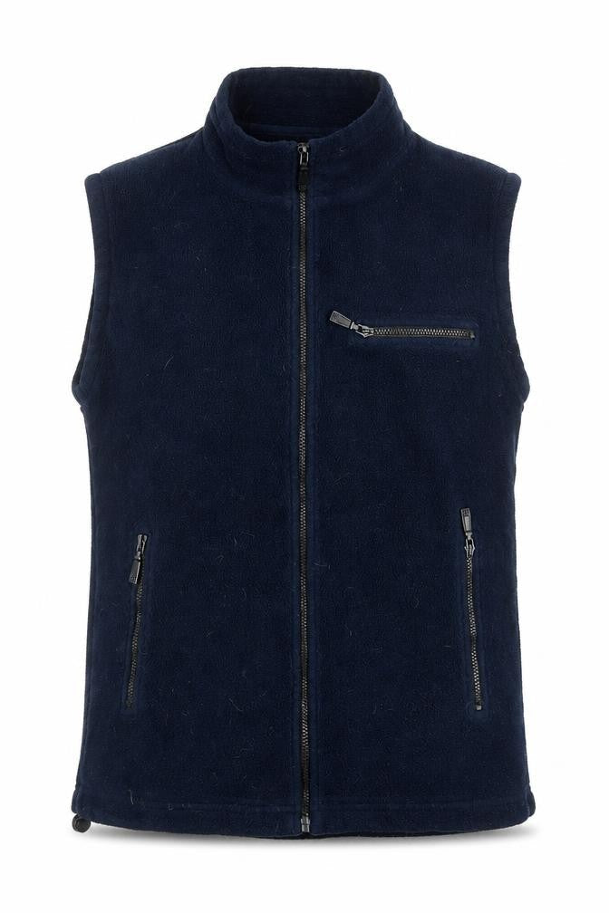 Country Trader Womens Blue Fleece Zip Waistcoat Bodywarmer Size L