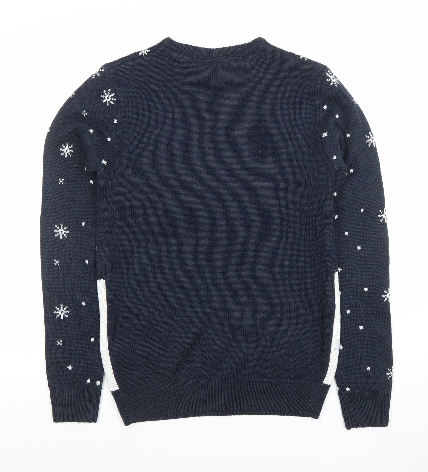 Coca-Cola Men’s Blue XS Christmas Polar Bear Knit Jumper