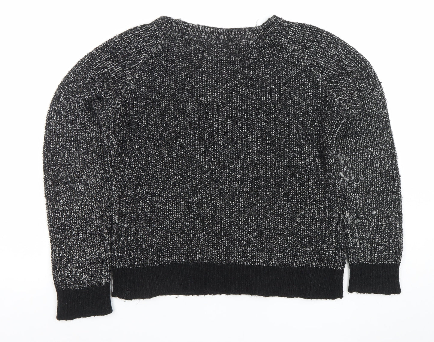 Marks and Spencer Women’s Grey Chunky Knit Pullover Jumper Size 12