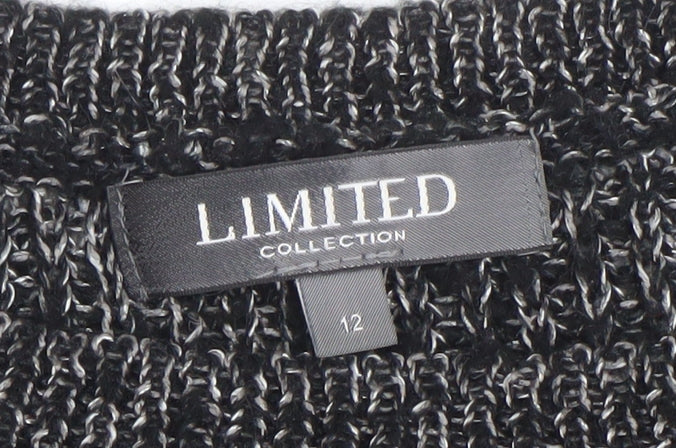 Marks and Spencer Women’s Grey Chunky Knit Pullover Jumper Size 12