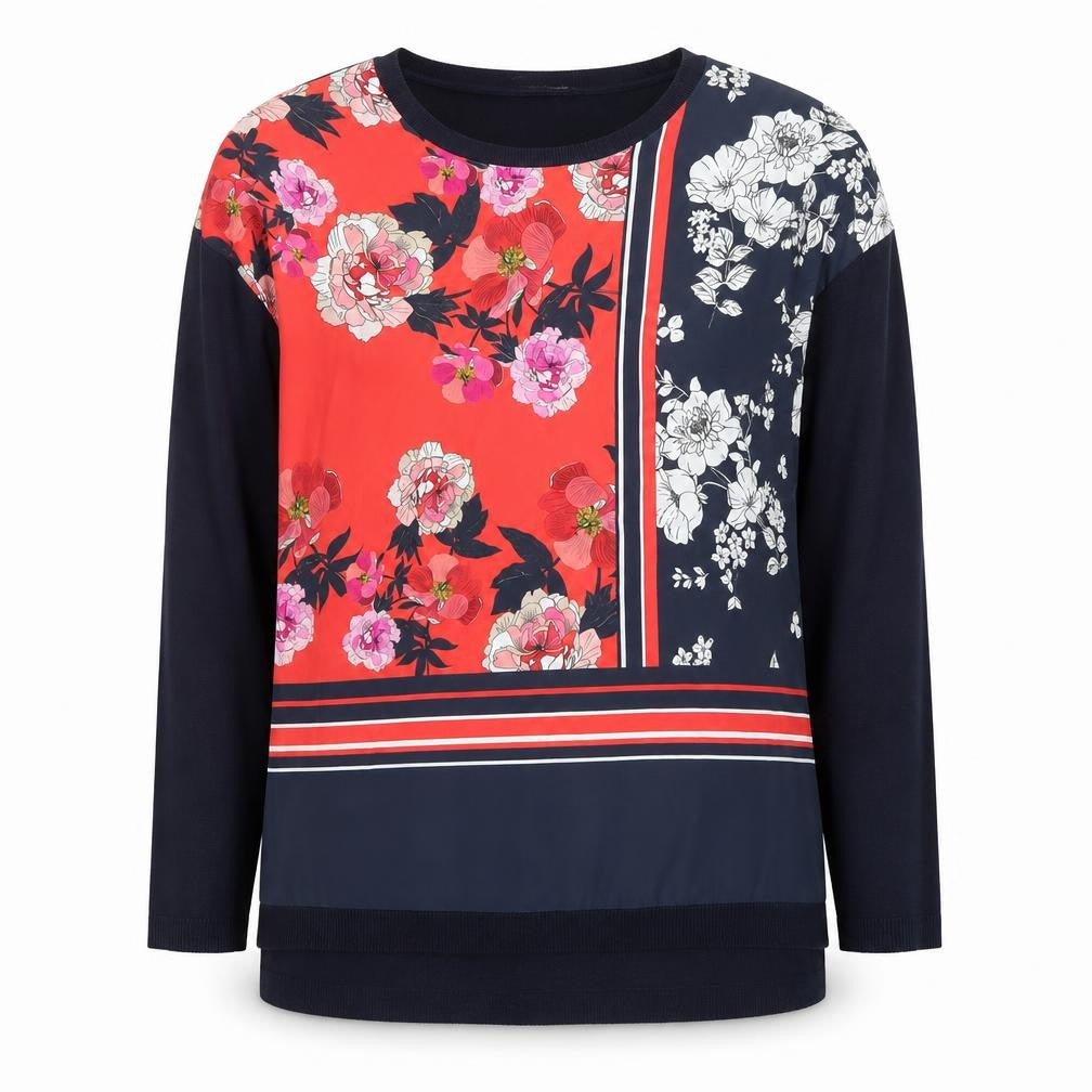 Oasis Women’s Multicoloured Floral Long Sleeve Blouse Size S