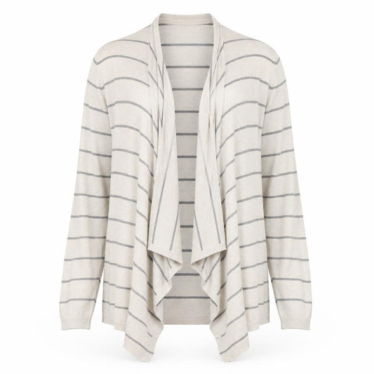 Womens UK 12 Relaxed FatFace Beige Cardigan Tight-Knit