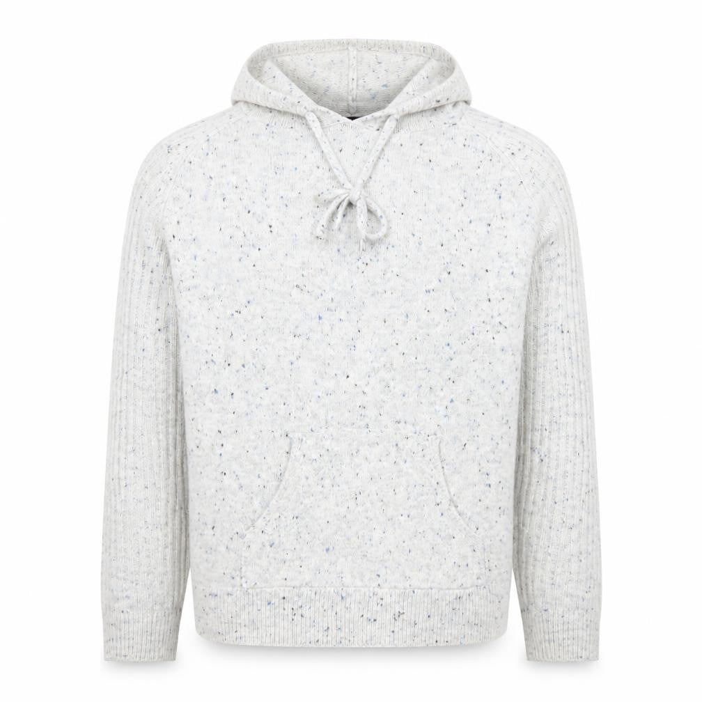 Marks and Spencer Men’s Grey Wool Blend Hooded Pullover Jumper Size M