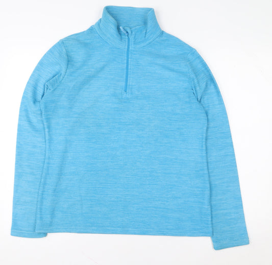 Womens UK 12 Regular Mountain Warehouse Blue Pullover Sweatshirt