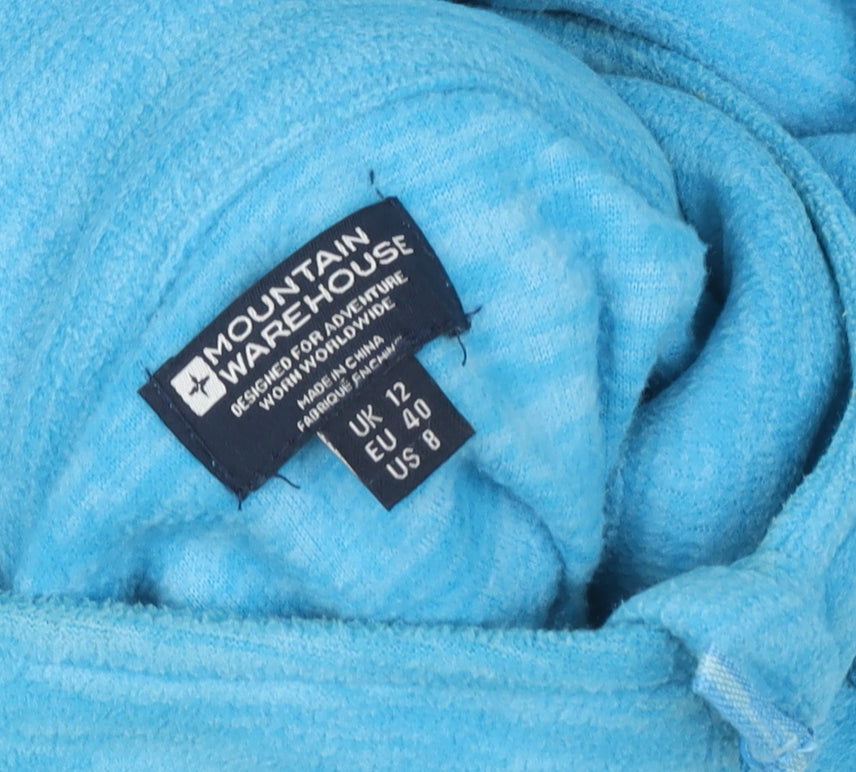 Womens UK 12 Regular Mountain Warehouse Blue Pullover Sweatshirt