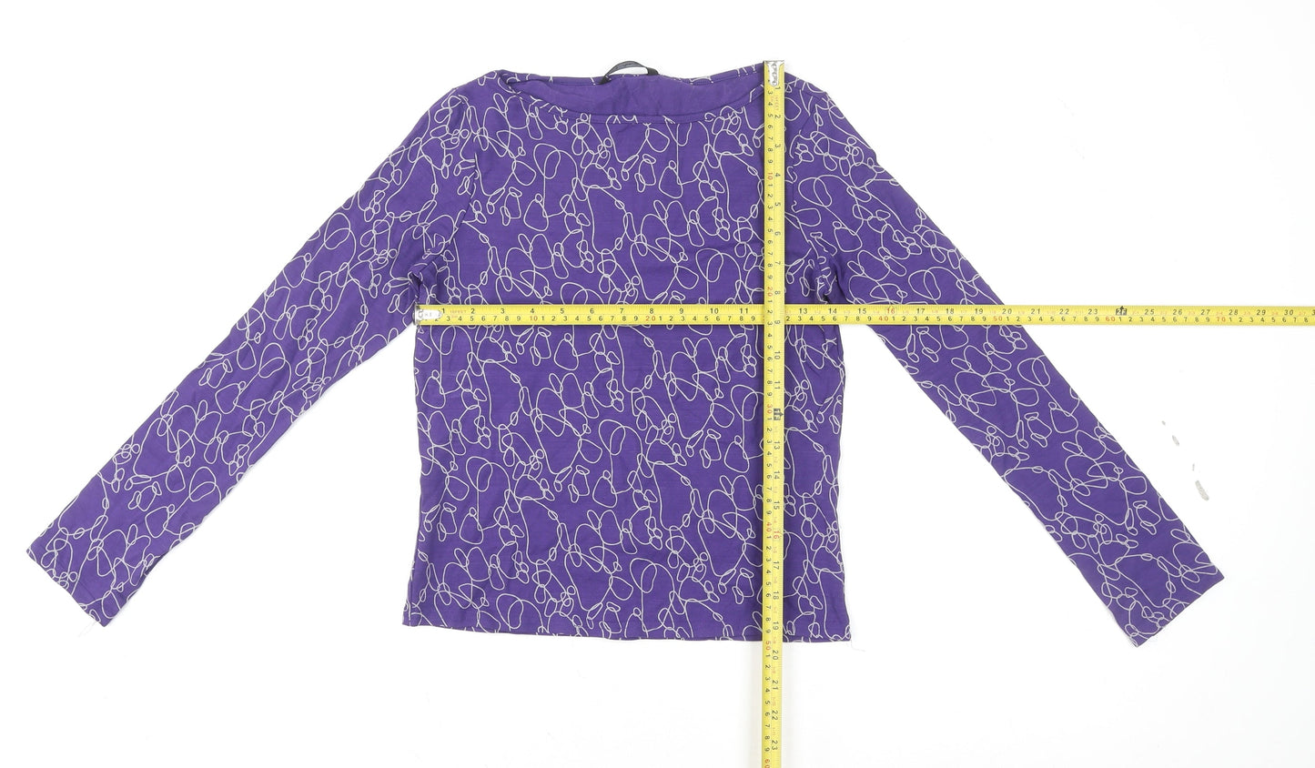 Marks and Spencer Women’s Purple Long Sleeve Jersey Top Size 16