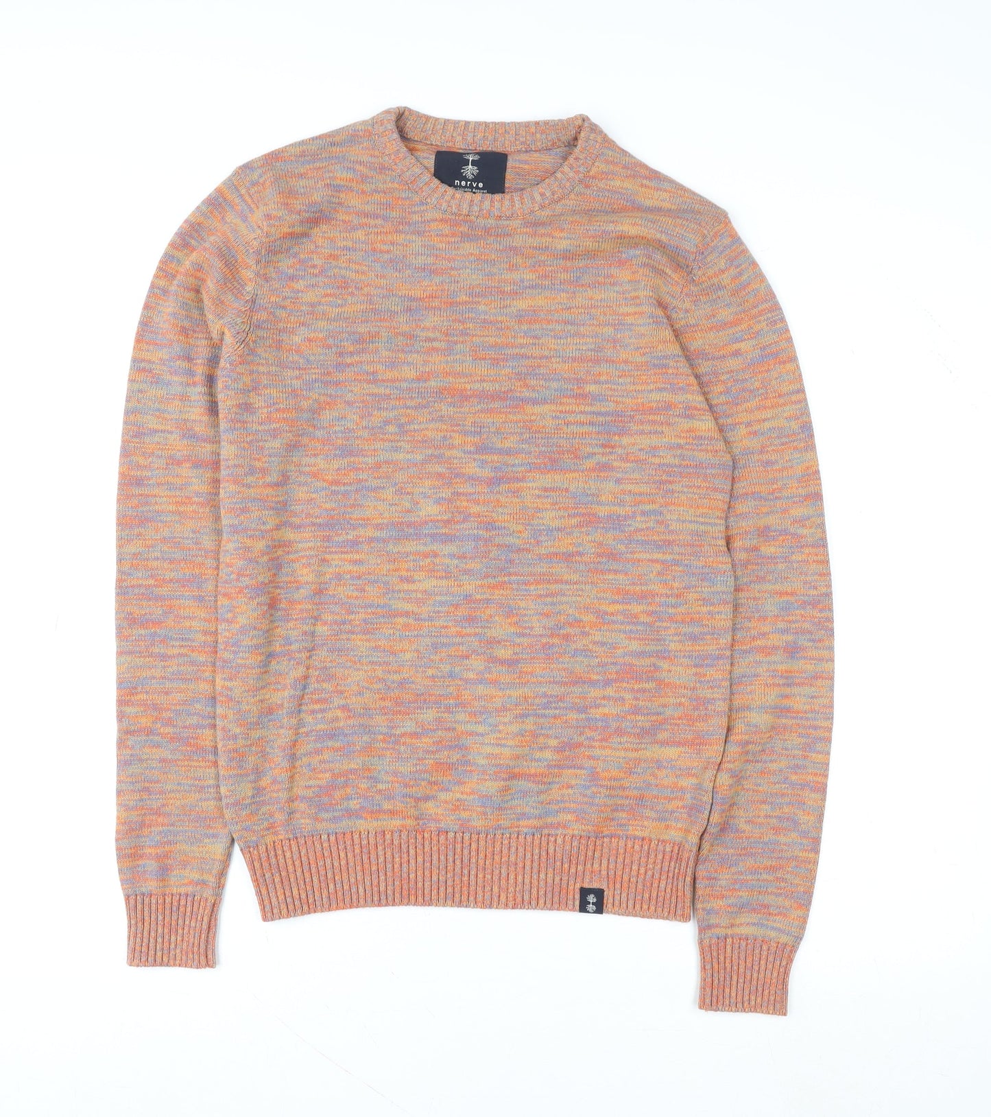 Nerve Sustainable Apparel Women’s Multicoloured Cotton Crew Neck Pullover Sweatshirt S