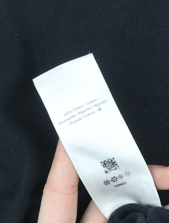 Fred Perry Men's Black Cotton Polo Shirt Size L Regular Fit