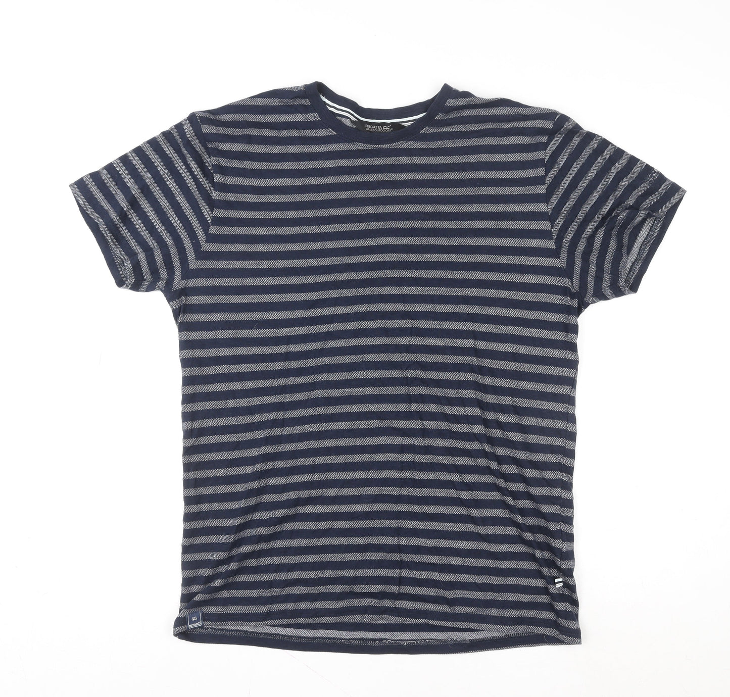 Unisex Adultss UK Size M Regatta Blue Cotton T-Shirt