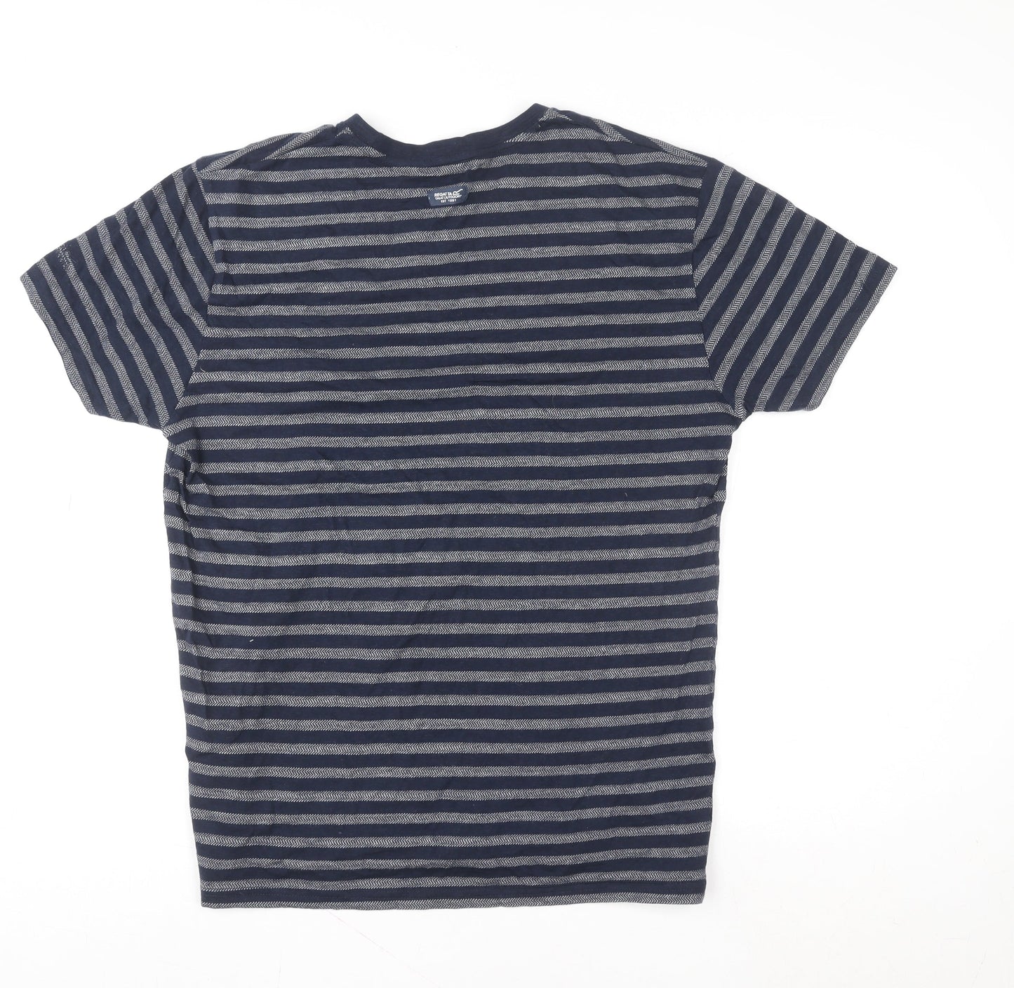 Unisex Adultss UK Size M Regatta Blue Cotton T-Shirt