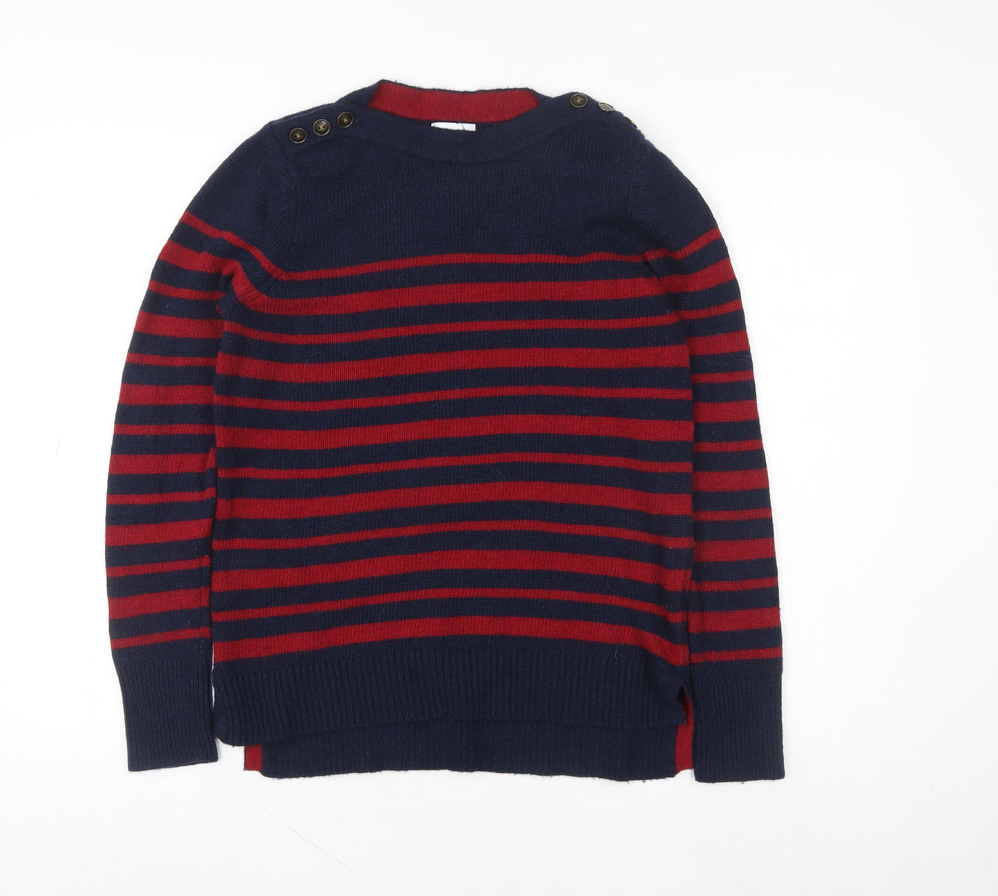 Kenar Womens Multicoloured Striped Wool Blend Jumper Size L