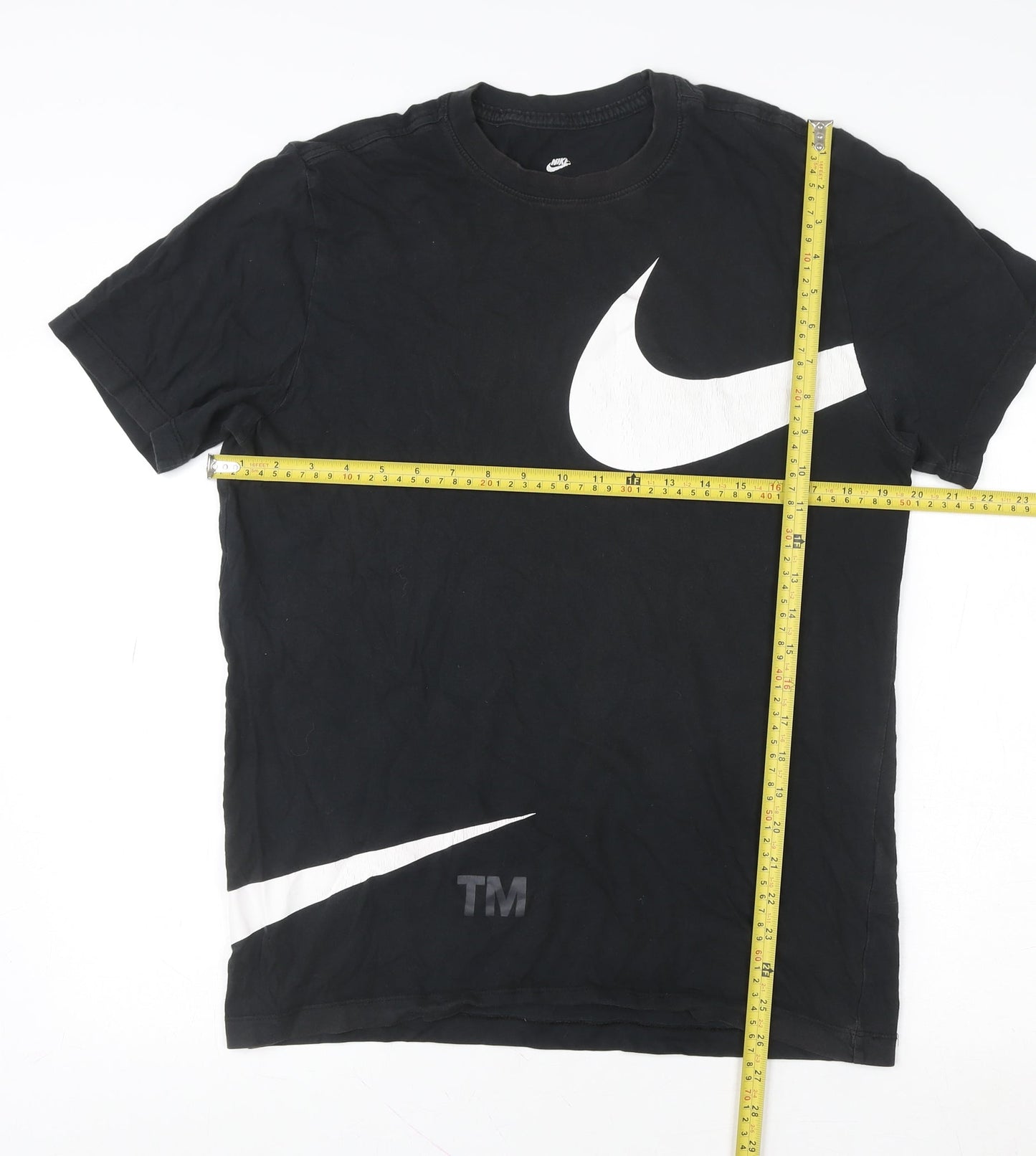 Nike Men's Black Graphic Logo Sports T-Shirt Size M