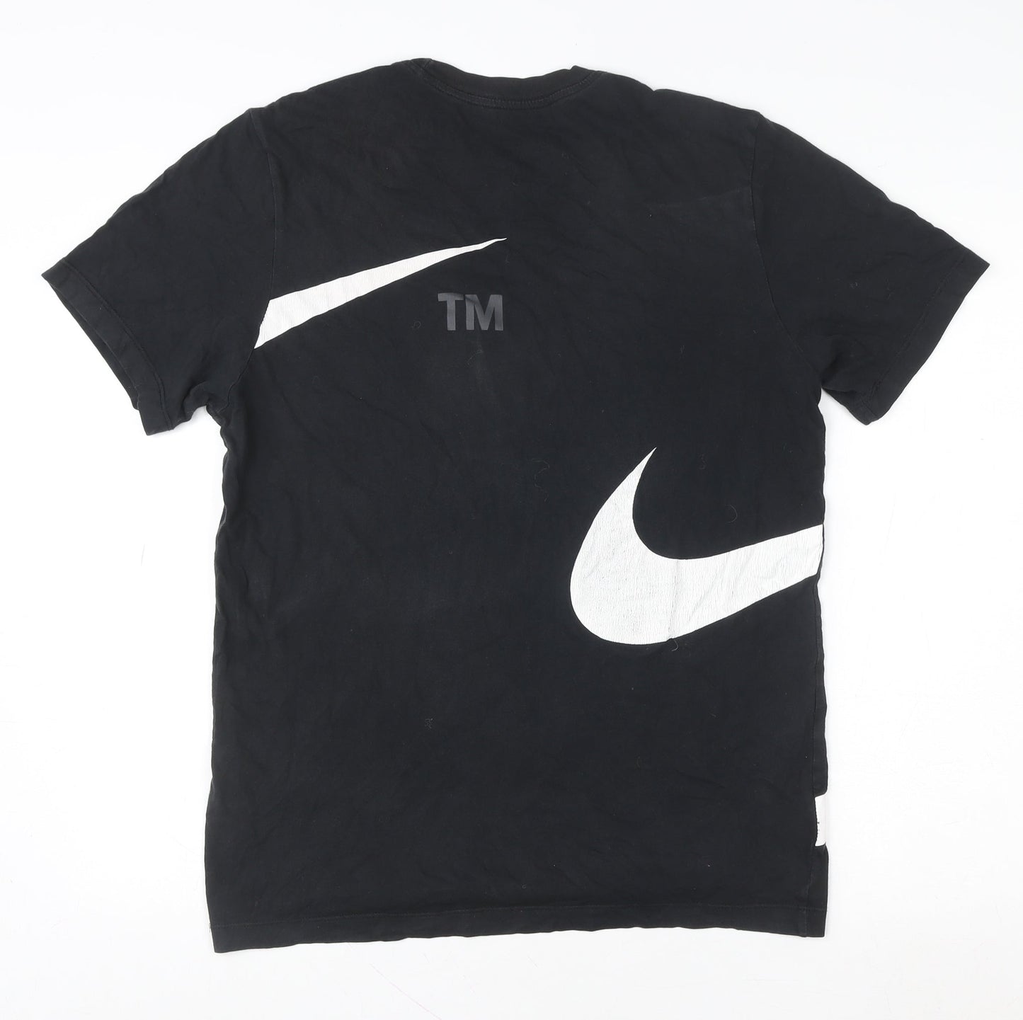 Nike Men's Black Graphic Logo Sports T-Shirt Size M