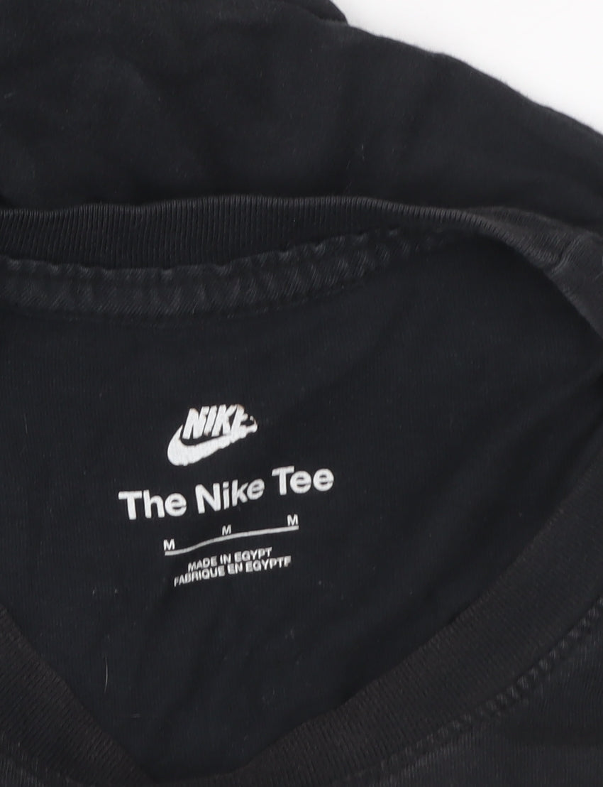 Nike Men's Black Graphic Logo Sports T-Shirt Size M