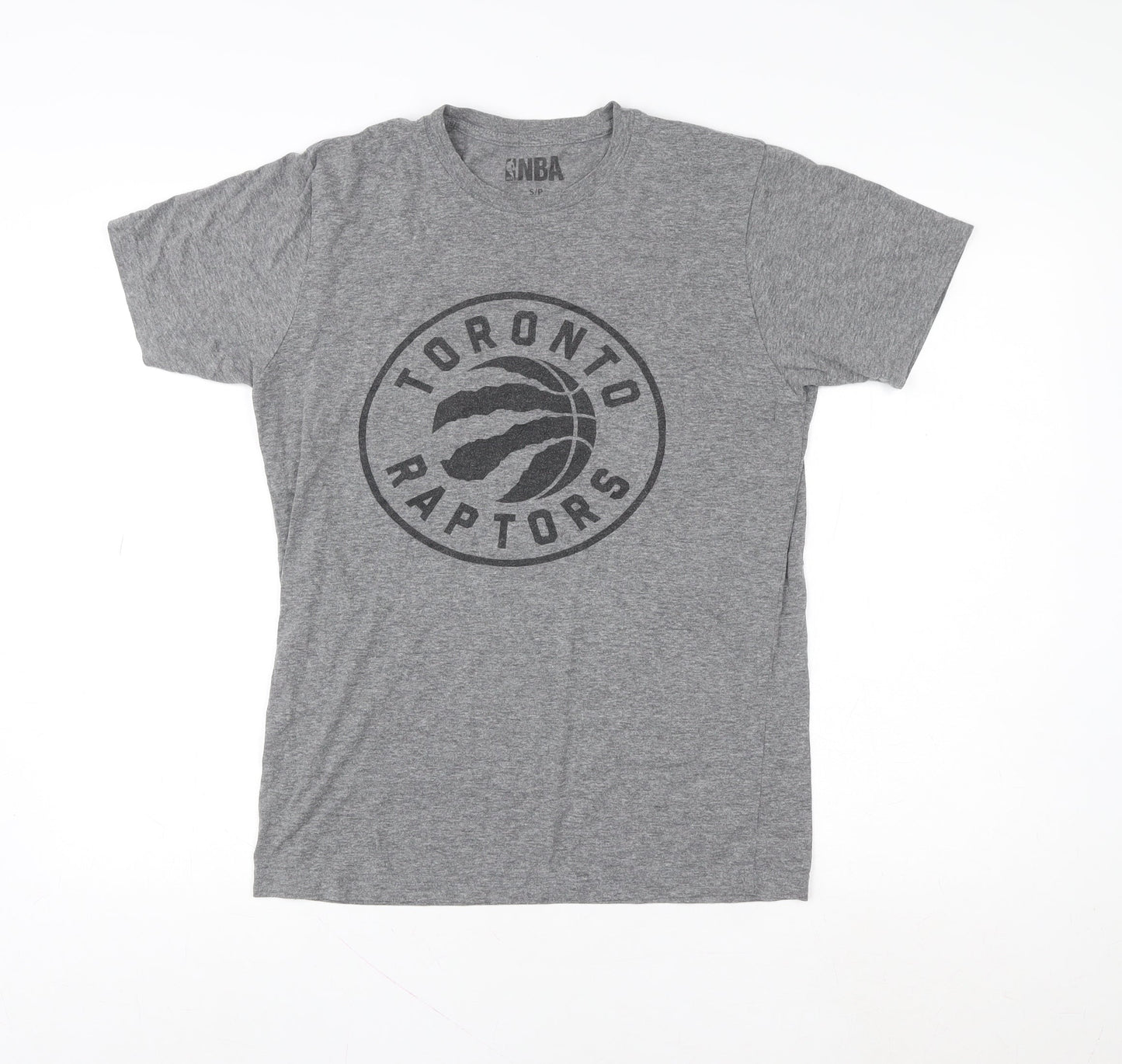 Mens UK Size S NBA Grey  Polyester Blend T-Shirt