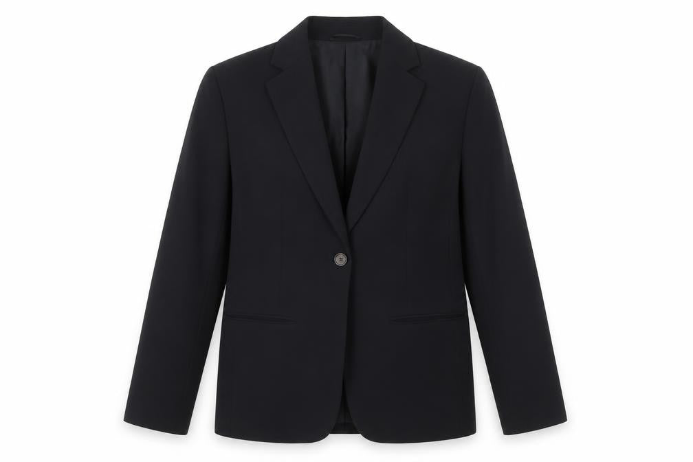 Marks and Spencer Women's Black Single-Breasted Blazer Size 10