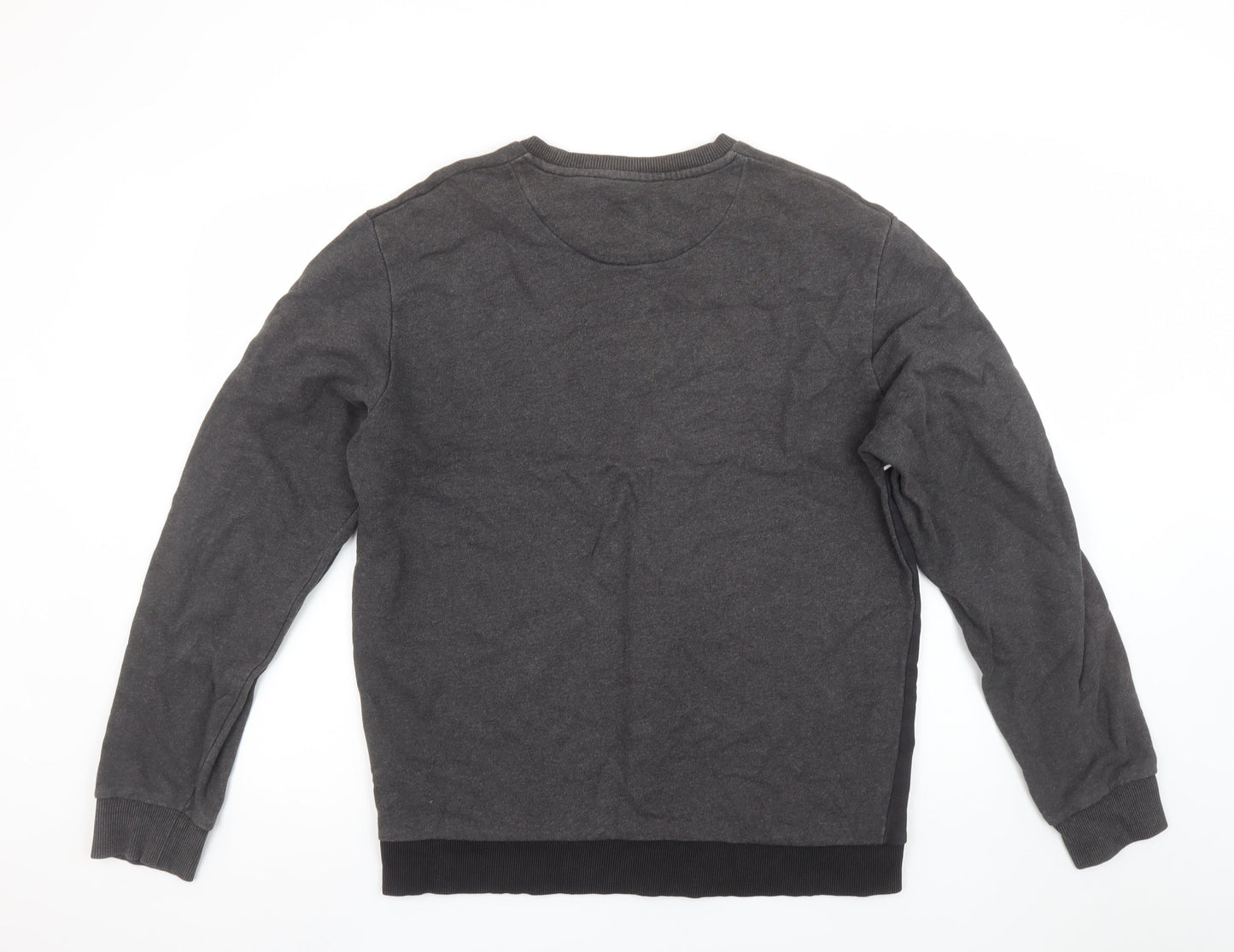 Lyle & Scott Mens Grey Crew Neck Long Sleeve Sweatshirt Size L