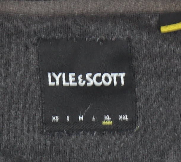 Lyle & Scott Mens Grey Crew Neck Long Sleeve Sweatshirt Size L