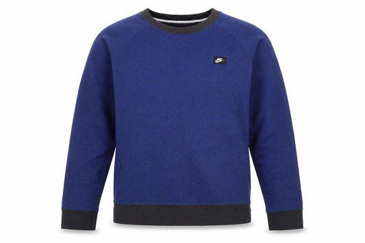 Womens UK M Regular Nike Blue Pullover Sweatshirt