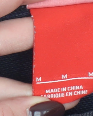 Nike Women’s Blue Crew Neck Pullover Sweatshirt M Cotton Blend