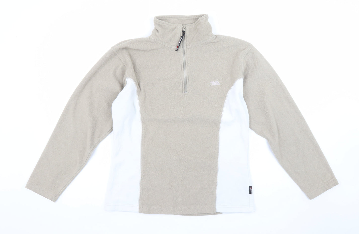 Womens UK M Regular Trespass Beige Pullover Sweatshirt