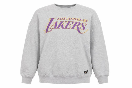 Primark NBA Los Angeles Lakers Grey Sweatshirt Womens L 14/16 Pullover Crew Neck