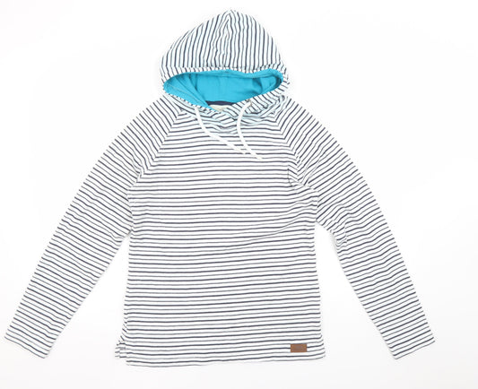 Womens UK 10 Regular Trespass Blue Pullover Hoodie