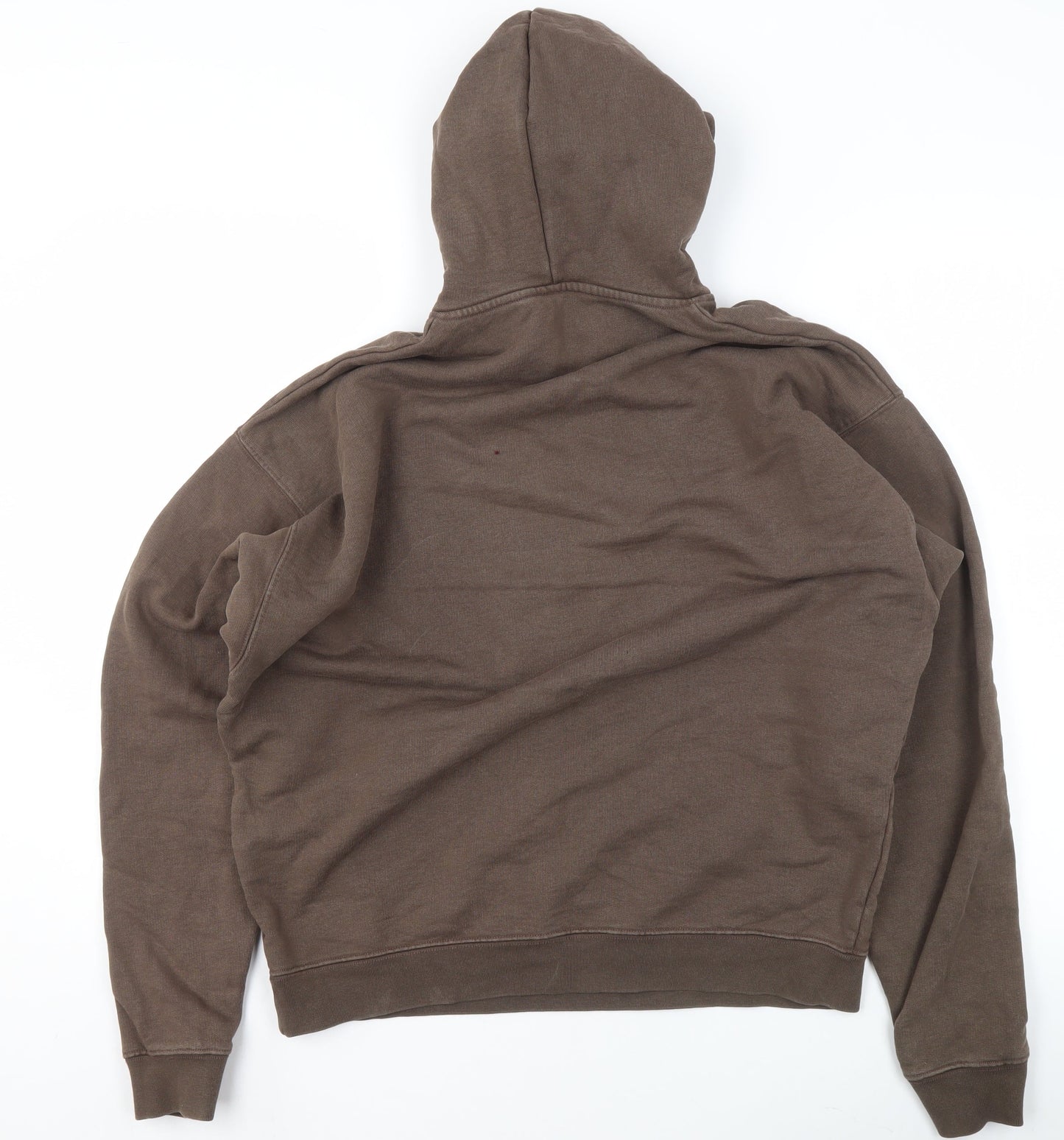 Cocoblend Women Brown Pullover Hoodie Size M Cotton Casual Lined
