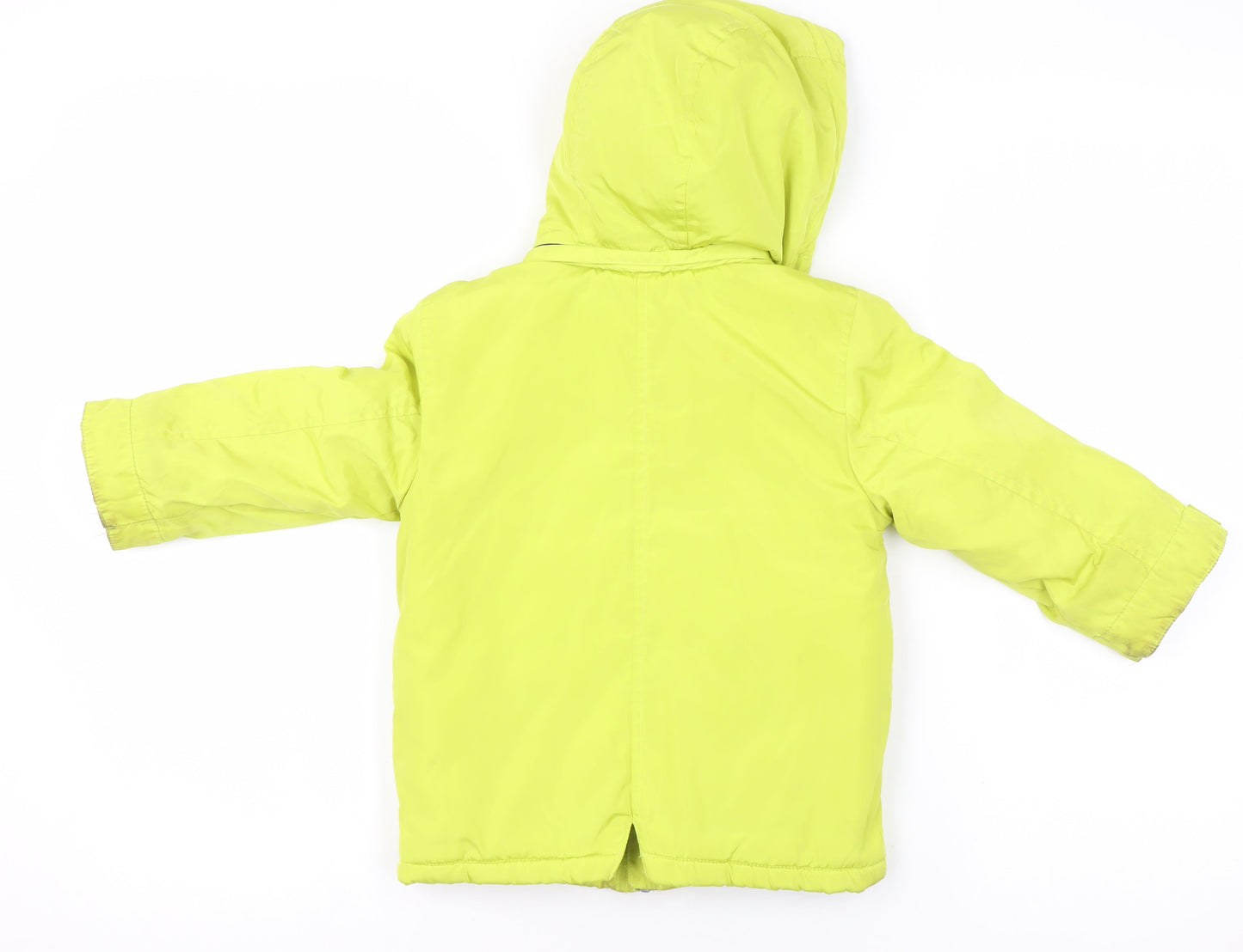 Mayoral Boys Yellow Hooded Duffle Coat 2 Years Polyester Winter Jacket