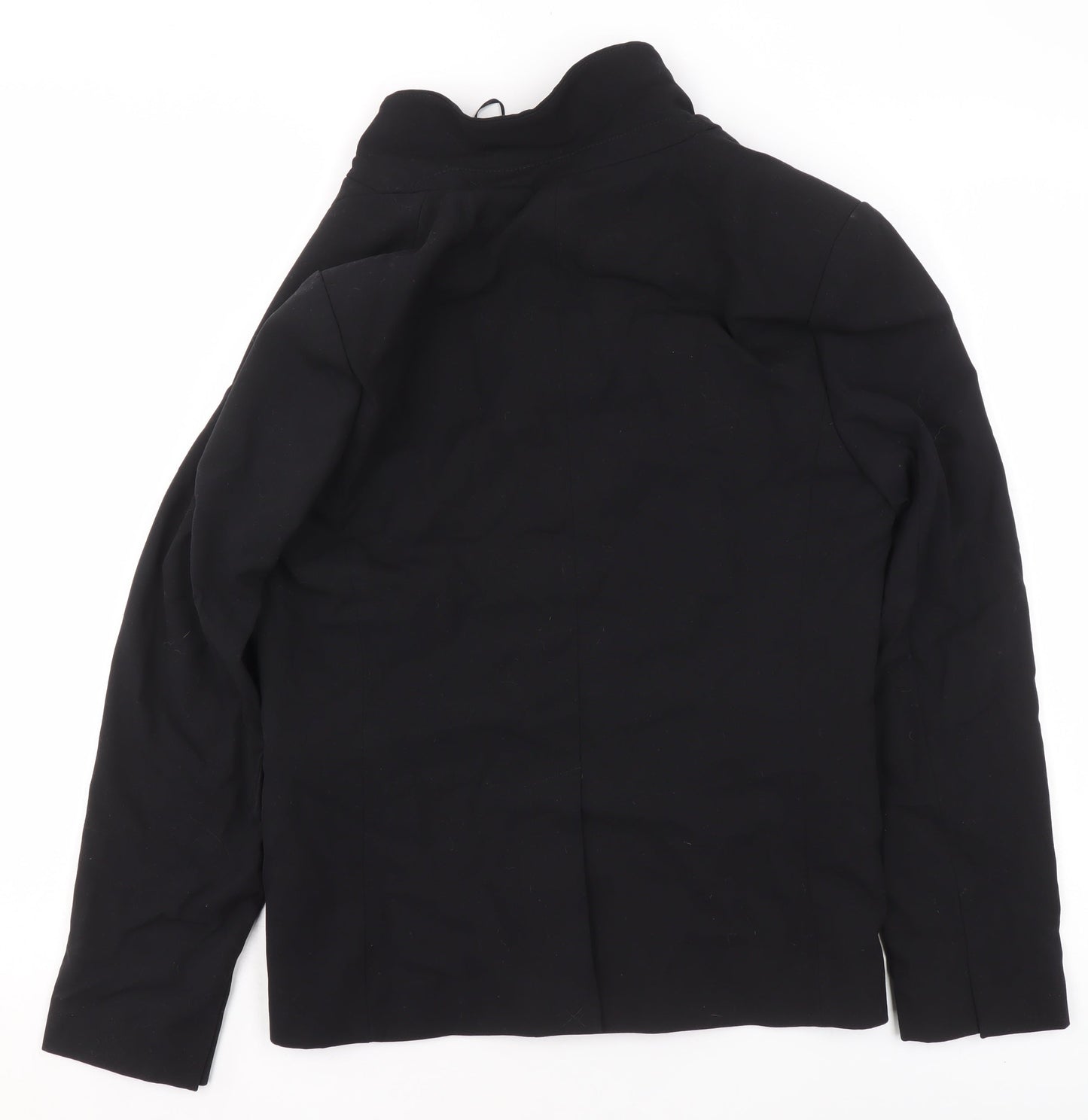 Marks and Spencer Womens Black Size 8 Single-Breasted Blazer Jacket