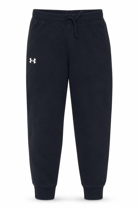 Under Armour Boys Black Jogger Fleece Trousers Size 12 Years
