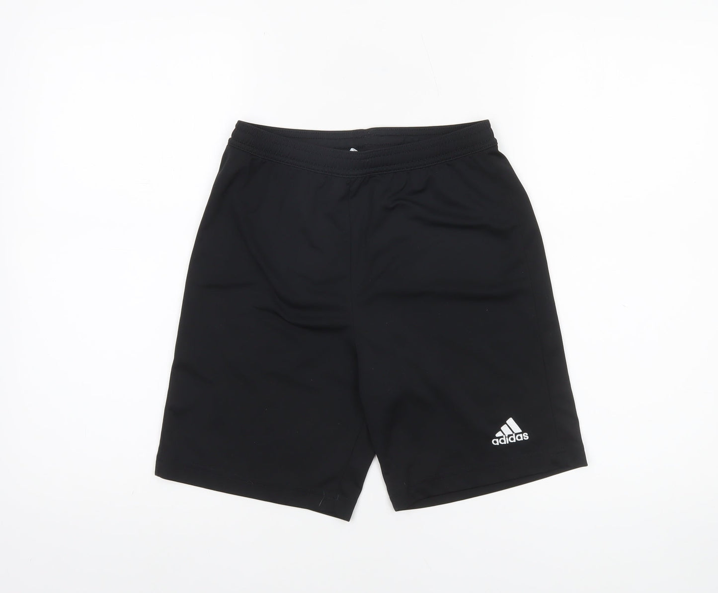 Adidas Boys Black 13-14 Years Athletic Sports Shorts Quick Dry
