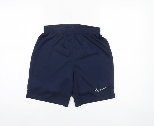 Nike Boys Blue Dri-Fit Athletic Sports Shorts Size 13-14 Years