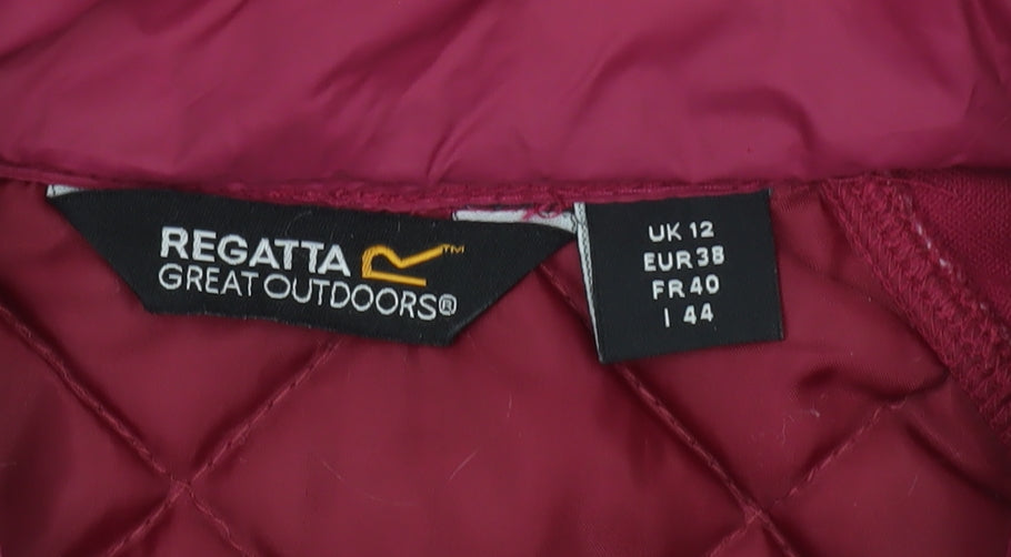 Womens UK Size 12 Regular Regatta Red Polyester Blend Jacket