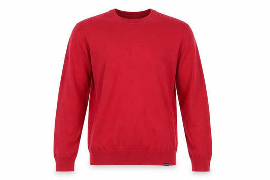 Superdry Men's Red Cotton Crew Neck Pullover Jumper Size M