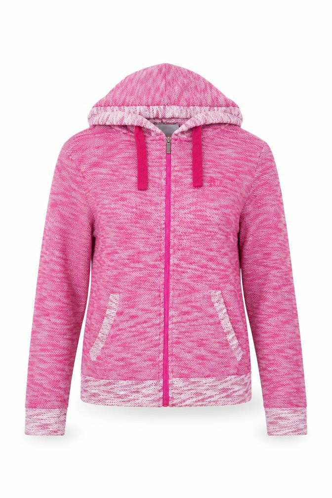 Everlast Womens Pink Full Zip Hoodie Size 10 Polyester Sportswear
