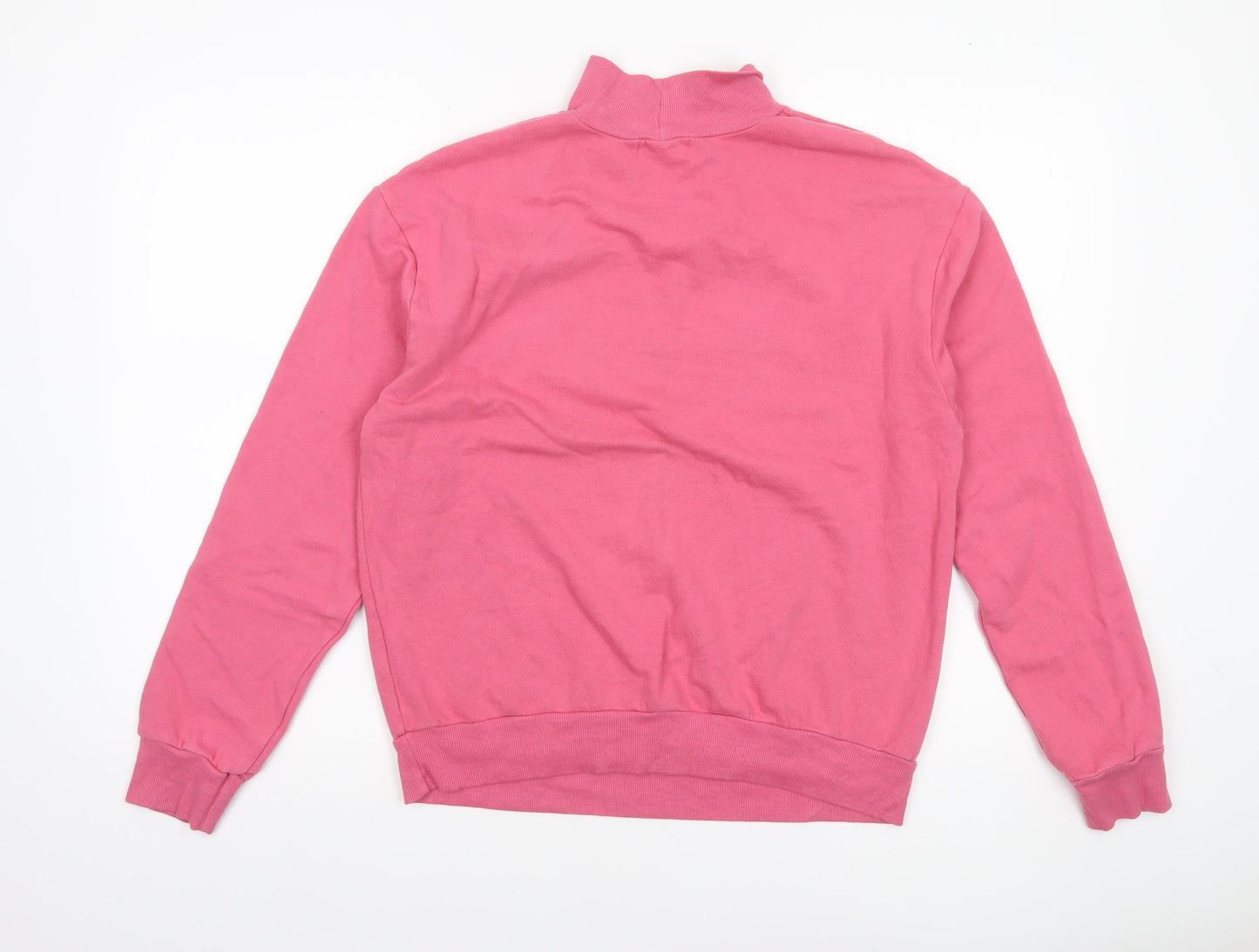 t.la Women Pink Medium Pullover Sweatshirt with Cut-Out Detail