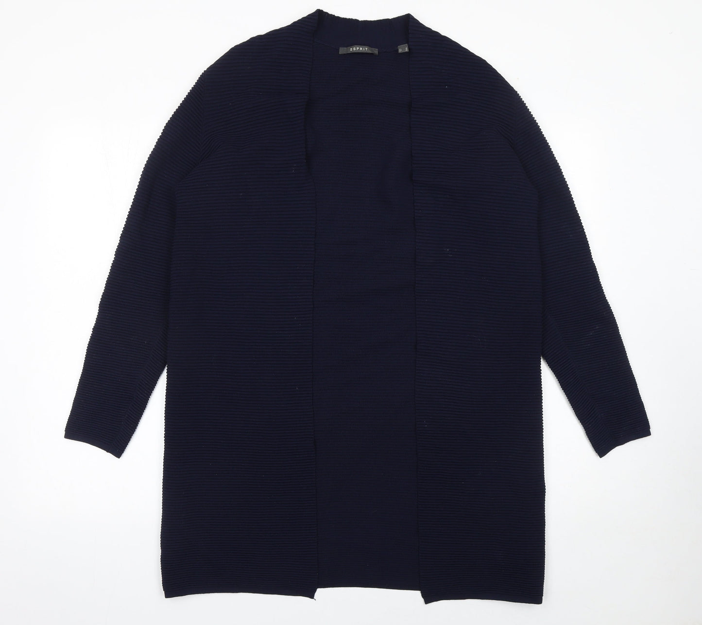Esprit Women’s Navy Blue Open Front Long Sleeve Cardigan Size S