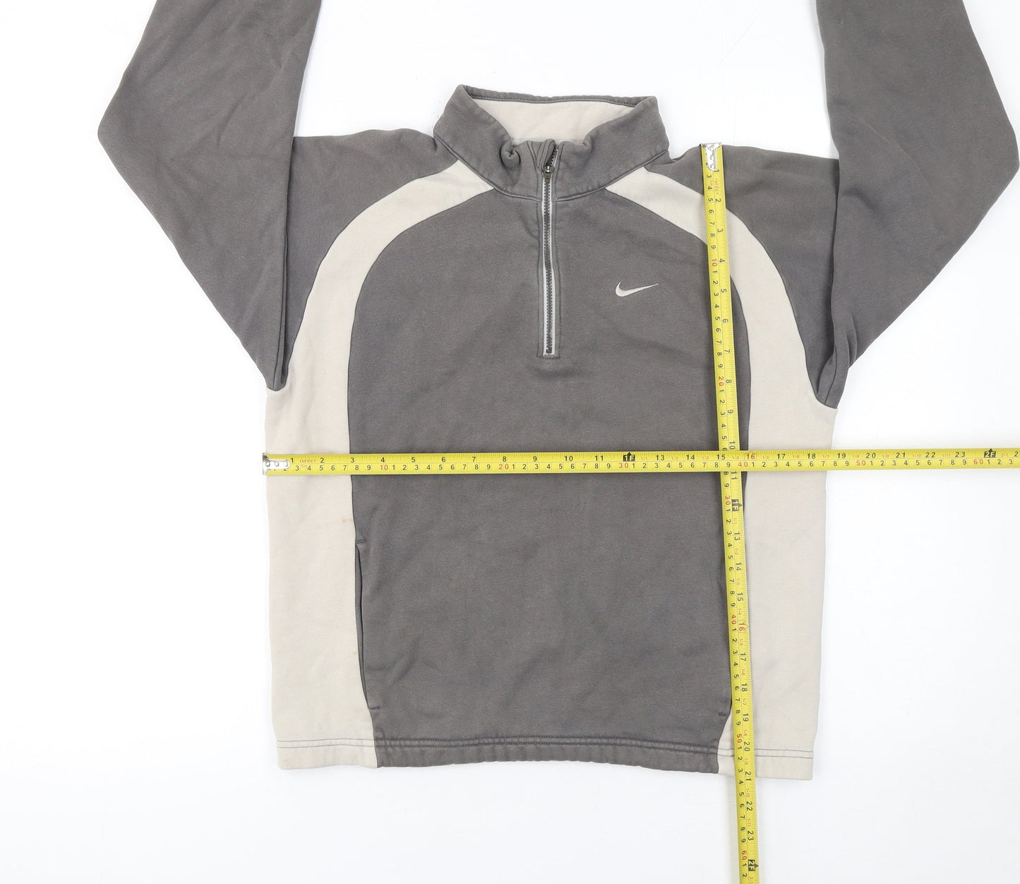 Nike Boys Grey 10-12 Years 1/4 Zip Golf Fleece Sweatshirt