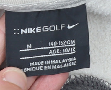 Nike Boys Grey 10-12 Years 1/4 Zip Golf Fleece Sweatshirt