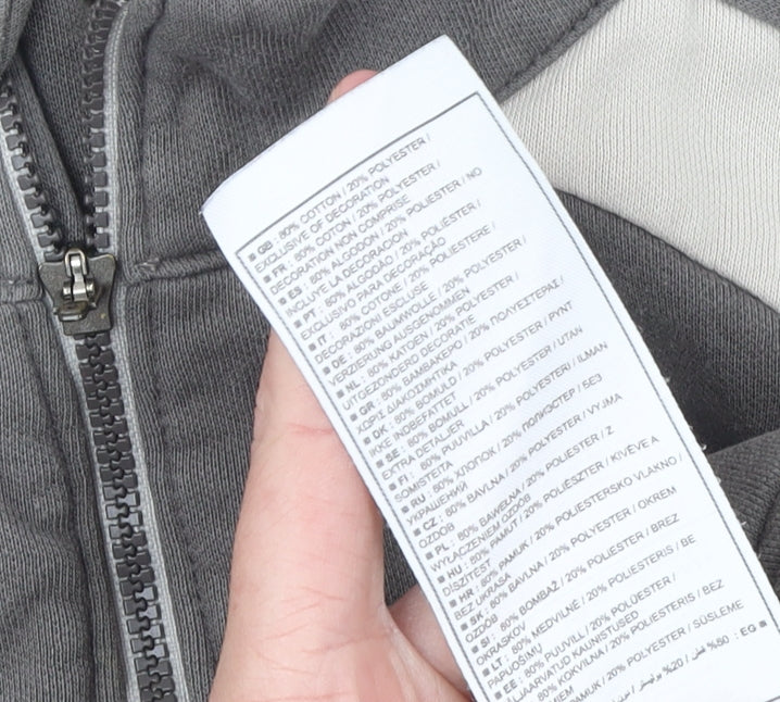 Nike Boys Grey 10-12 Years 1/4 Zip Golf Fleece Sweatshirt