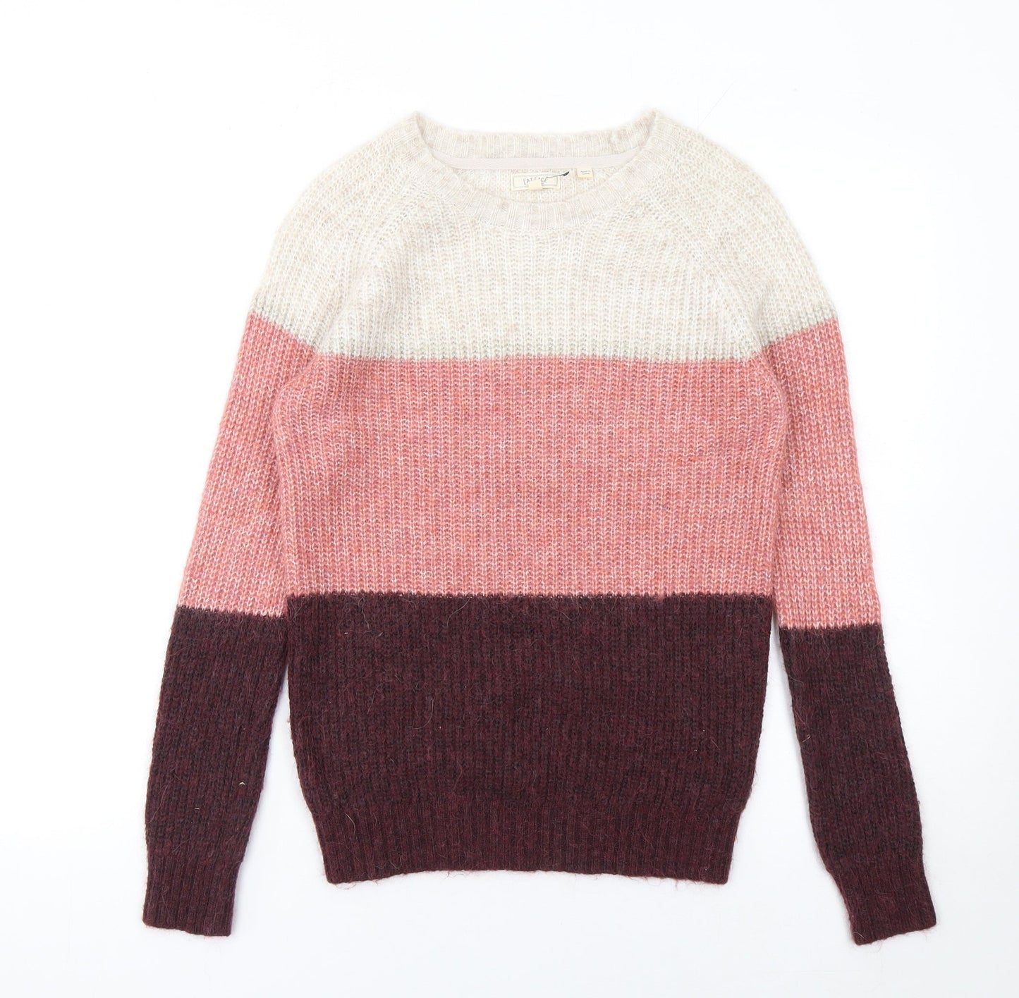 Womens UK 6 Regular Fat Face Multicoloured Pullover Chunky-Knit
