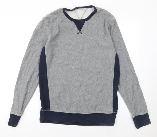 Mens UK S Regular Boden Grey Pullover Sweatshirt