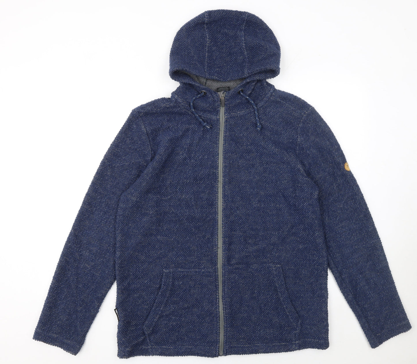 Mens UK S Regular Trespass Blue Full Zip Hoodie