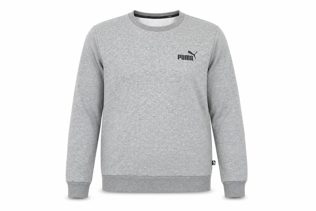 Mens UK S Regular PUMA Grey Pullover Sweatshirt