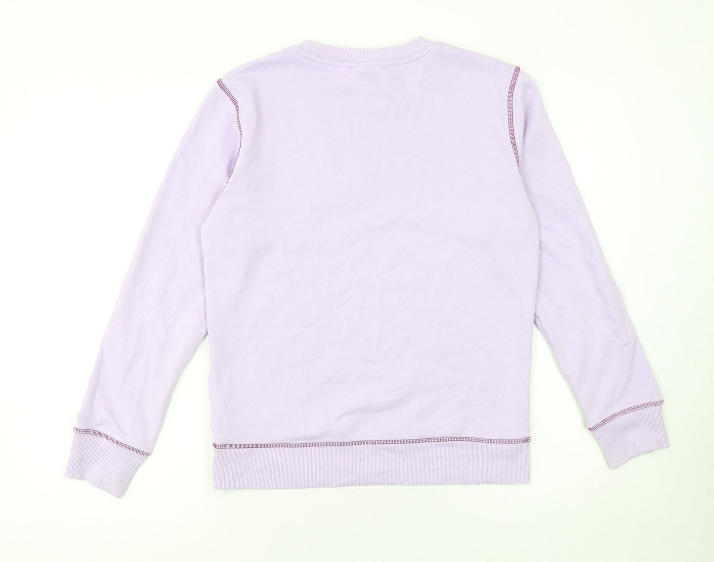 Champion Girls Purple Logo Pullover Sweatshirt L 11-12 Years