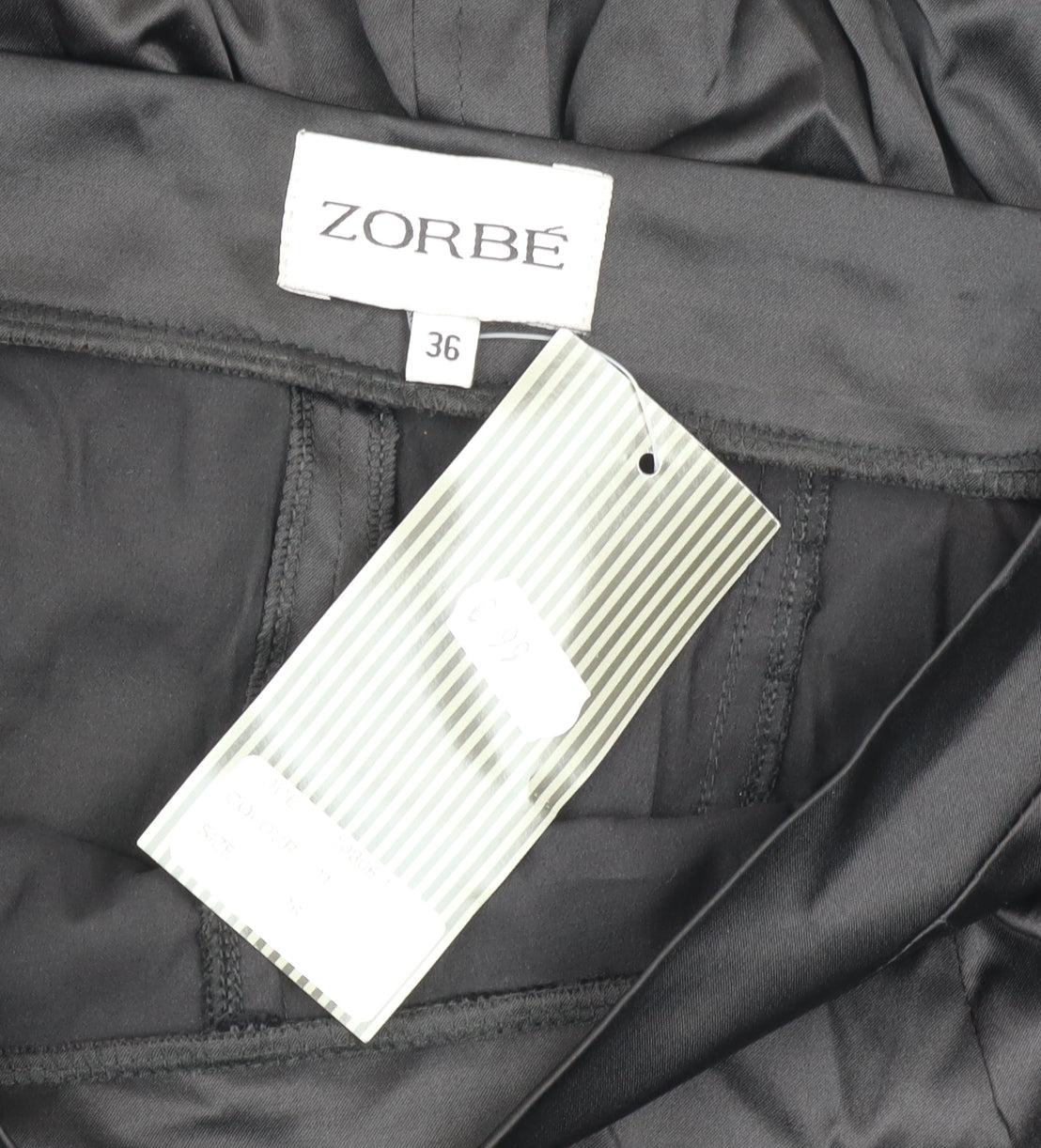 Zorbé Womens Black Size 8 Midi Bubble Hem Skirt Formal Party