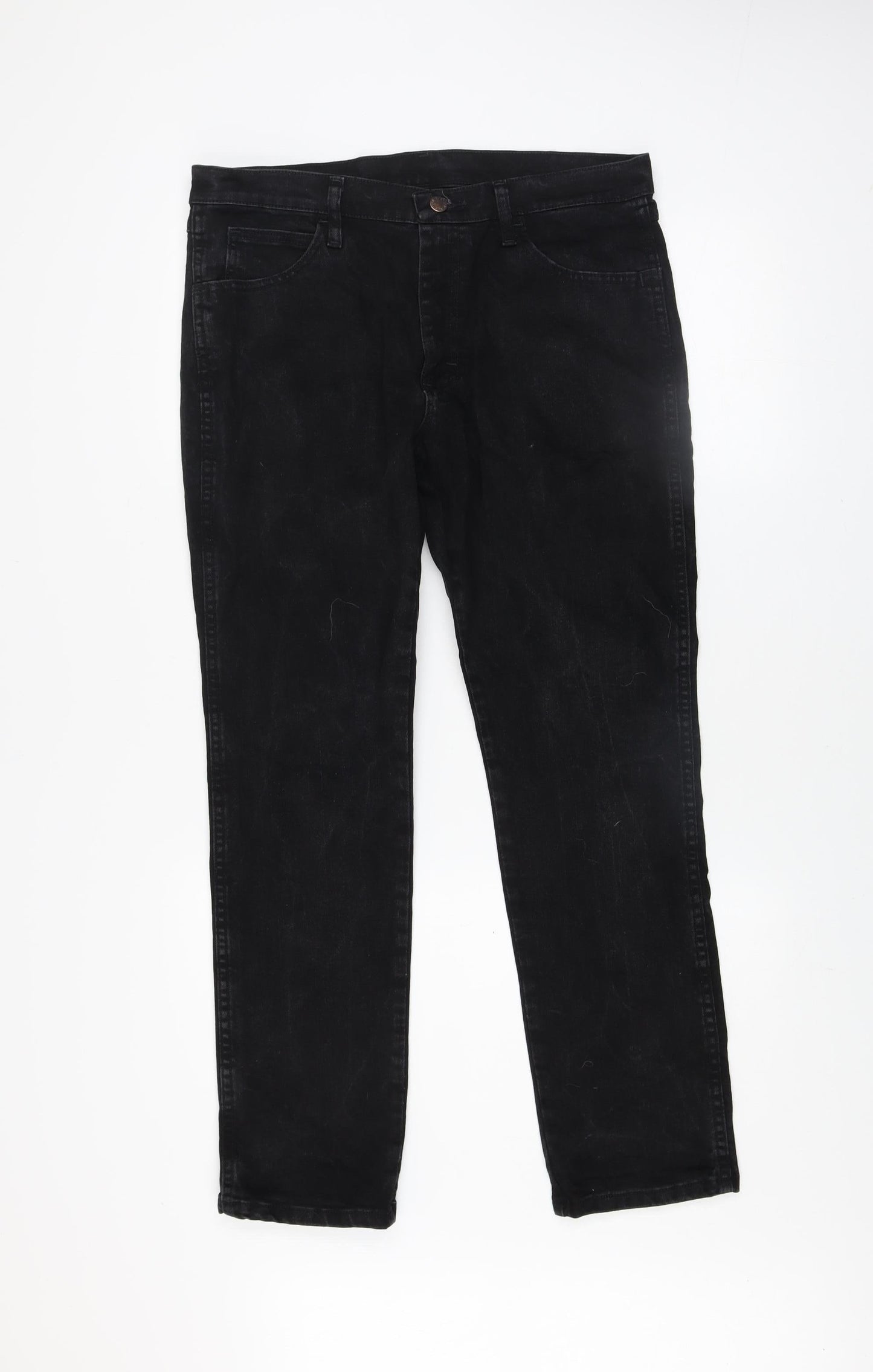 Rustler Men's Black Slim Fit Denim Jeans W33 L30